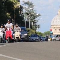 Stadtralley mit Vespa