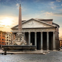 Rome at dusk - Pantheon