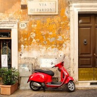 Vespa Tour durch Rom