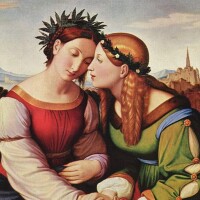 Casino Massimo Lancellotti - Allegory on Italy and Germany - Johann Friedrich Overbeck (1828)