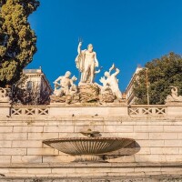 Piazza del Popolo - Fountain of Neptune