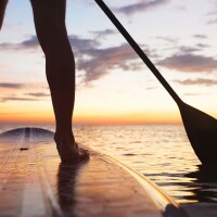 Paddling und climbing