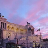 Rome at dusk - Vittoriano