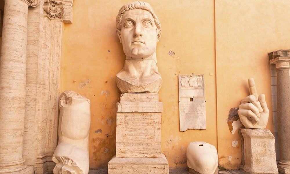 Capitoline Museums - Emperor Constantine statue