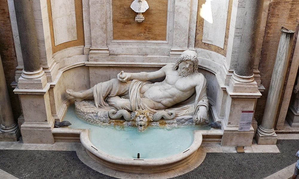 Kapitolinischen Museen - Marforiobrunnen