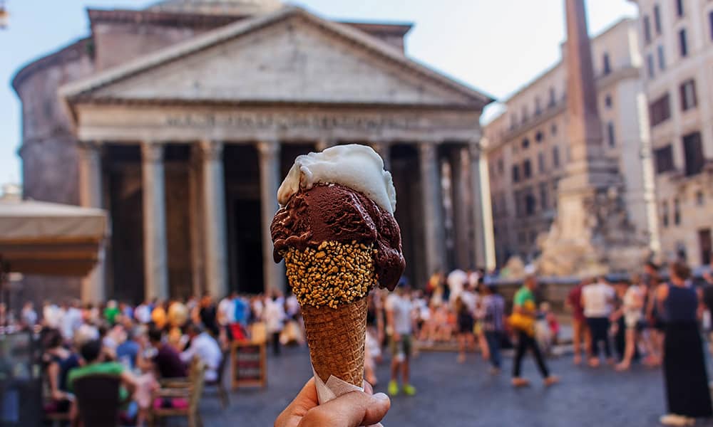 Kinderführung durch Rom mit Eisessen