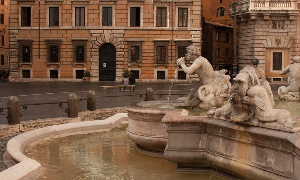 Rom um 6 Uhr morgens - Piazza Navona