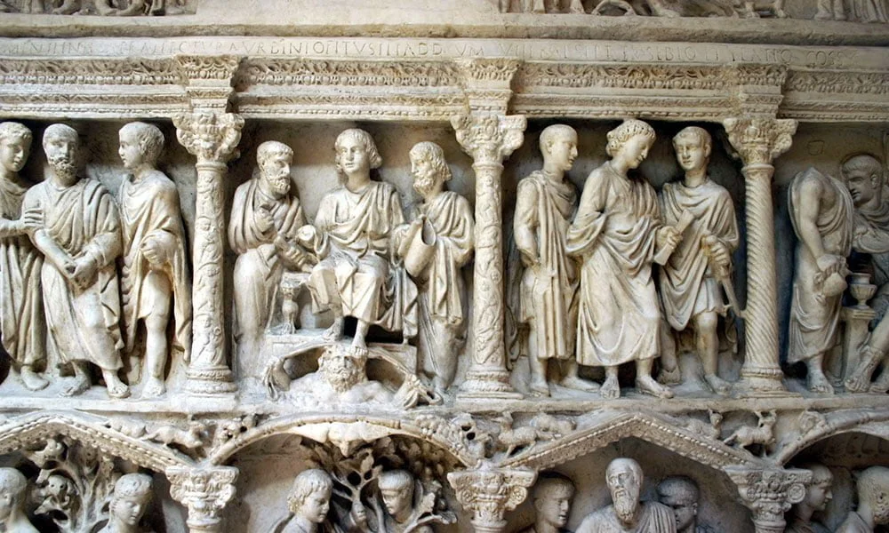 Museo della Cività Romana - Sarcophagus of Giunio Basso