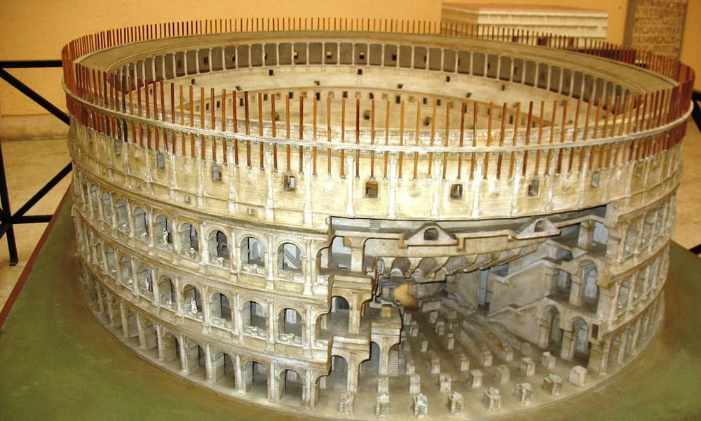 Museo della Cività Romana - Reproduction of the ancient Colosseum