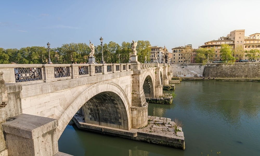 Rom vom Tiber aus - Tiber