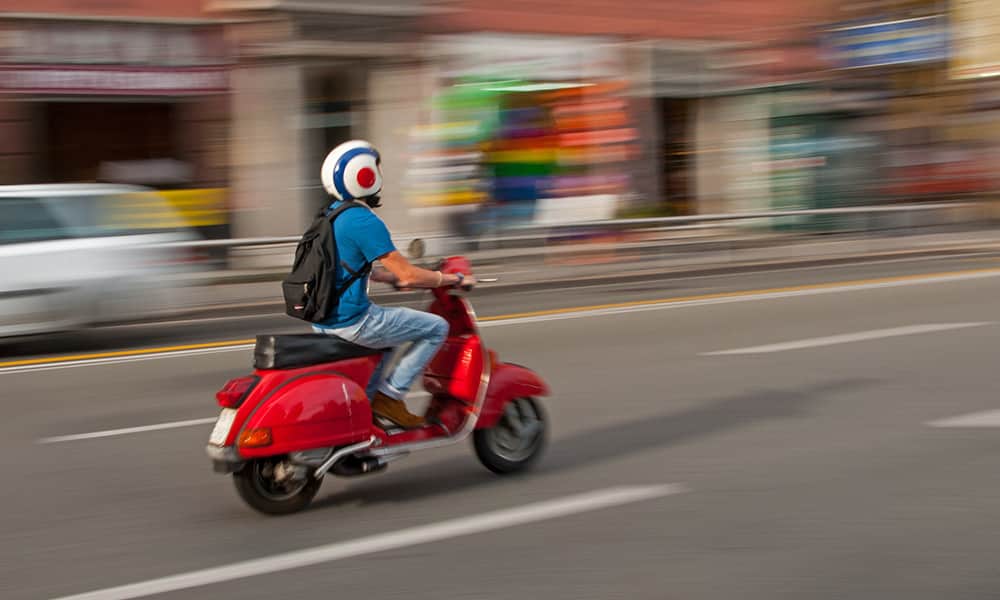 Stadtralley mit Vespa