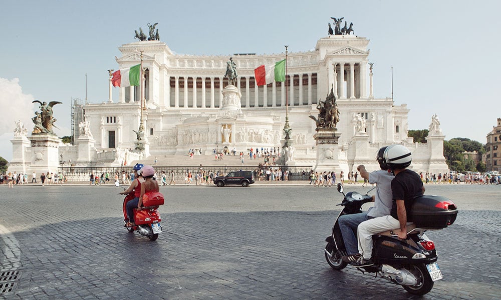 Vespa Tour durch Rom