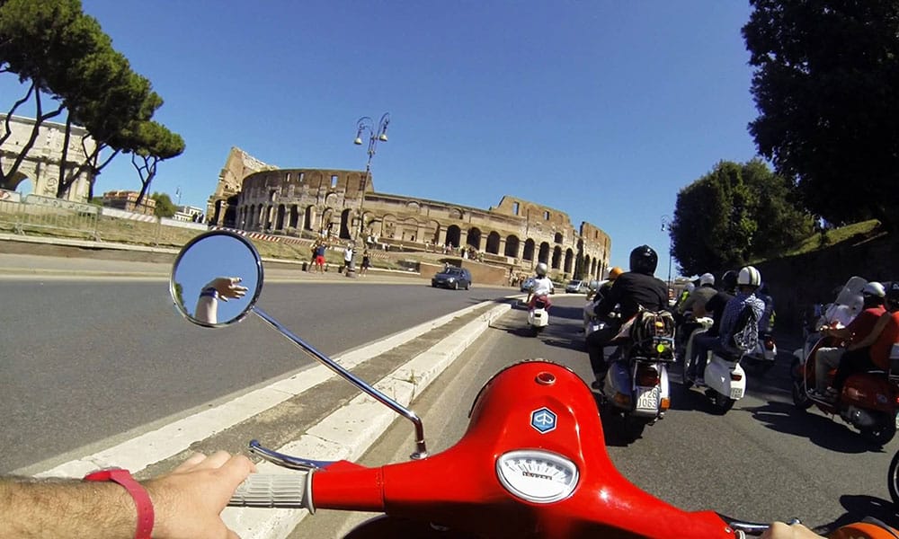 Vespa Tour durch Rom